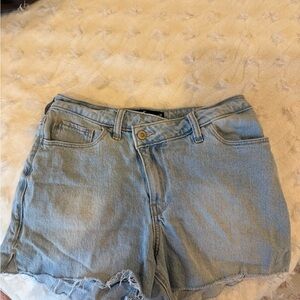 Hollister Light Blue Jean Shorts